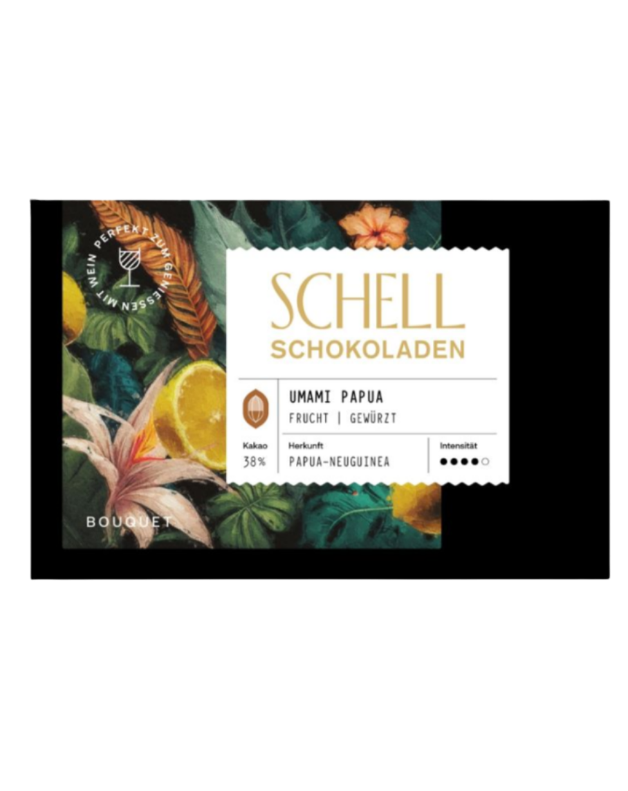 Schell Schokolade Umami Papua 50g